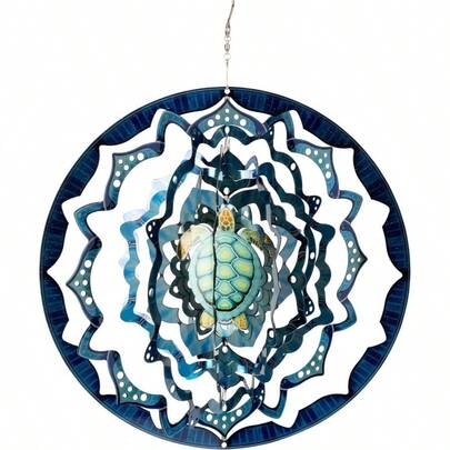 Helix Kinetic Wind Spinner Yard And Garden Wind Spinner Outdoor Metal Large Hanging Decor 3D Garden Art Wind Sculpture Spinners