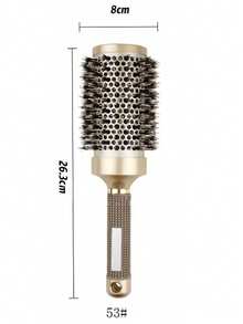 1 lược uốn tóc mạ vàng, lược tạo kiểu chuyên nghiệp cho salon, lược tạo kiểu bằng nhôm gốm chống tĩnh điện, chịu nhiệt, phù hợp với mọi loại tóc, dụng cụ tạo kiểu tóc, sản phẩm chăm sóc tóc và phụ kiện, cần thiết cho salon, làm đẹp và du lịch. - Nhiều màu - Xem 13