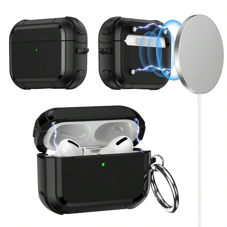 Apple Pro3 Earphone Protective Case, TPU Material, Pro2 Anti-Drop Magnetic Wireless Earphone Case - Multicolor - View 1