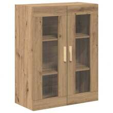 vidaXL Highboard Handwerks-Eiche 69,5 X 34 X 180 Cm Holzwerkstoff - Gelb - Übersicht 7