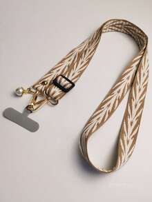 花卉刺绣可调节挂绳，可挂在脖子上或斜挎作为手机挂绳，时尚手机配件，带吊坠 - 适合工作证或日常佩戴，兼容安卓系统和大多数智能手机，是送给母亲、家人、朋友、孩子、生日、节日的理想礼物。 - 水草紋-頸繩 - 查看 15