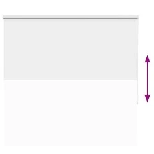 vidaXL Verdunkelungsrollo Weiß 160x175 Cm, Stoffbreite 156,6 Cm - Tagli Unica - Visualizzare 9
