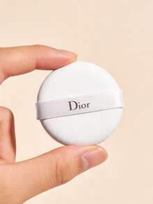 Christian Dior 耐用顺滑气垫粉扑。白色圆形气垫粉扑。干湿两用气垫粉扑。气垫粉扑替换装。 - 白黑 - 查看 4