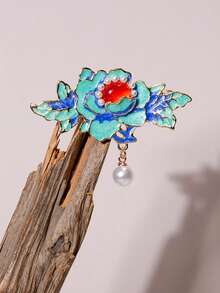 2pcs Faux Pearl Charm Bird Decor Hair Clip Elegant,Hair Accessories,Hair Barrettes Hair Clips Hair Claws, School Stuff, Head Accessories - Gold - View 7