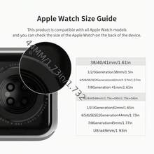 3条装运动风格表带，兼容Ultra 2/Ultra SE系列11/10/9/8/7/6/5/4表盘，尺寸49mm、46mm、45mm、44mm，男女通用硅胶表带 - 彩色 - 查看 6