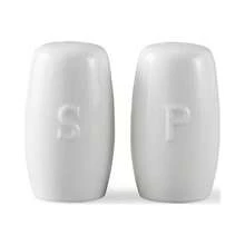 Luxury Porcelain Embossed Salt And Pepper Shaker Set For Minimalist Design Table Elegance - Default - View 5