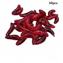 100/50/20pcs Soft Bionic Fishing Lures: Ultimate Trout, Crab And Carp Baits! Fishing - Yellow - View 15