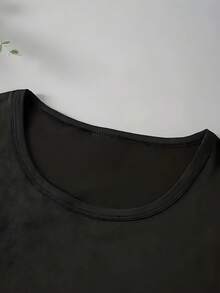 Happy St. Patricks Day Shamrock Irish Saint Patricks Day 1 Pcs Women's Plus Size T-Shirt Funny Oversized Graphic Short Sleeve Tee Novelty Shirt 100% Polyester Crew Neck Top Casual Clothing 220g - 黑色 - 查看 3