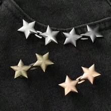 Detachable Star Waist Cincher, No Sewing Denim Waist Adjuster, Waist Reduction Fixed Button, Non-Slip Waist Clip, Unisex DIY Fashion Accessory - Multicolor - View 10