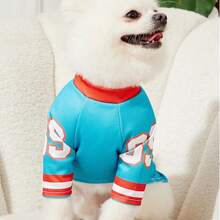 1pc Pet Cat Dog 89 Number Print T-Shirt, Suitable For Dogs And Cats, Comfortable Breathable Pet Clothing - Multicolor - View 2