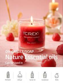 60ml Raspberry Essential Oil, Sweet Fragrance, Suitable For Aroma Diffuser/Humidifier, Holiday Gift - Raspberry - View 2