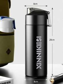 1000ml Large Capacity Insulated Cup, Student Stainless Steel Sports Water Cup With High Aesthetic Value, Car Direct Drinking Tea Cup - Multicolor - View 5