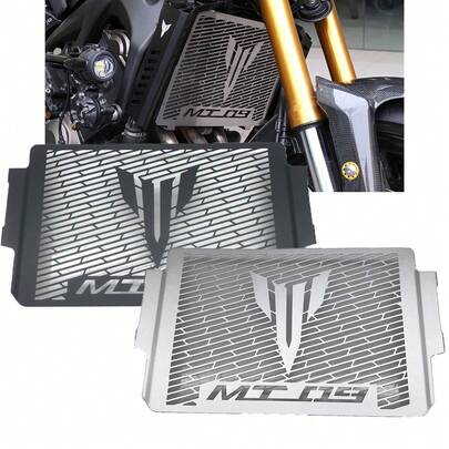 For MT09 MT-09 MT 09 2021 2022 Stainless Steel Radiator Grille Grill Cover Guard Protector Motorcycle Modified Parts -