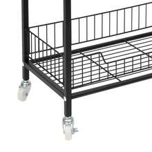 SENDERPICK 4 Tier Retail Display Rack Stand, Snack Candy Display Organizer, Snack Rack, Basket Stand Cart - Black - View 11