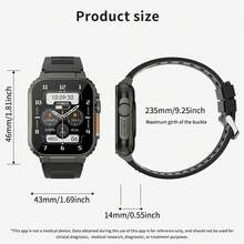 LIGE Fashion Multifunctional Smartwatch With Over 100 Sports Modes, Activity Tracking, Alarm Reminders, Weather Forecast, Splash-Proof, Music Playback, Text Notifications, Call Notifications. Smartwatch For Men And Women – Sports & Leisure. - Black - View 7