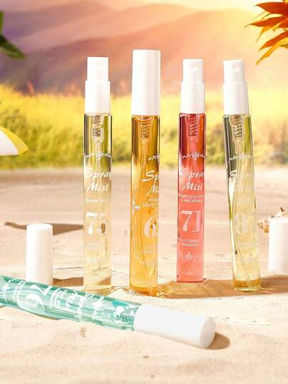 10支/1支 10毫升数码香氛喷雾，室内香氛，书本造型香氛，空气清新剂，多层次香氛，提升幸福感，持久留香，释放优雅花香、柑橘香和木香，适用于室内、室外、约会、派对、聚会、节日、居家、办公等各种场合，是馈赠亲朋好友的理想家居礼物。