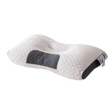 3D Knitted Cotton Massage Pillow - Soothing Vibrations, All-Day Comfort & Portable Support (1-Pack) - White - View 7
