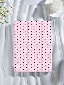 Polka Dot & Minimalist Pattern Tablet Protective Case, Compatible With IPad 9.7/10.2/10.5/10.9/12.9/Pro 11 (10th Gen), Galaxy Tab S6 Lite 10.4", Kindle Paperwhite 12th Gen (2024), Kindle 11th Gen (2022), Offers Soft Shock-Proof Protection, Supports Smart Stand/Auto Wake/Sleep Function - Nhiều màu-1 - Xem 1