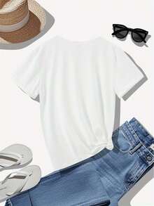 T-shirts pour femmes - Blanc - Voir 3