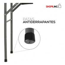 Mesa Plegable Para Jardín Y Exteriores Tipo Portafolio 1.20m Color Blanco - Blanco - Ver 5