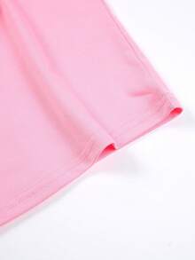 Disney Lady's T-Shirt, Featuring The Cartoon Pattern Of Disney's Ariel Princess. The Fabric Is Soft, Comfortable And Durable. This Is A Summer/Winter Women's Round-Neck T-Shirt, Suitable For Daily Wear, Going Shopping, Parties, And Gatherings. It Is Also More Suitable As A Daily Outfit Or As A Gift. - Hồng - Xem 4