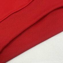 Moletom Canguru com Capuz de Outono e Inverno, Confortável, Apresentando uma Estampa do Amor de Jesus Para meninas - Vermelho - Visão 5