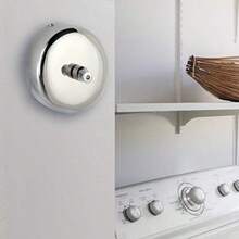 Tendedero retráctil para interior y exterior 40 pies línea de secado de ropa - Retráctil de 8 pies - Ver 1