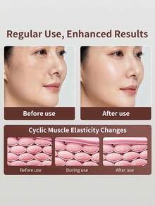 GOUNOD 1 pieza Entrenador portátil para la línea de la mandíbula, ejercitador facial, moldeador de cuello y ejercitador de papada apto para hombres y mujeres, equipo de entrenamiento de contorneado facial. - Multicolor - Ver 9