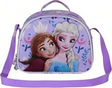 Karactermania Bolsa Portamerienda 3D Unisex Kids, Lila Frozen 2 Disney 26 x 20 cm - Multicolor - Ver 3