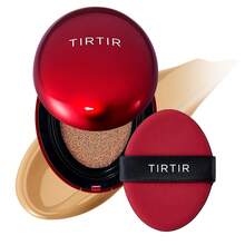 TIRTIR Mask Fit Red Cushion Foundation, #29N Natural Beige 0.63oz, Full Coverage, Weightless, Skin Fit, Satin Glow Finish, Korean Makeup, Beauty, Tattoo Cover Up,  Long-Lasting Wear, Hydrating Formula, Oil Control, Anti-Oxidant Properties, Seamless Blend, Suitable For All Skin Types, Korean Makeup, Best Selling Cushion Foundation - 自然米色 - 查看 1