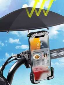 Las adiciones para bicicleta eléctrica incluyen soportes para paraguas, soportes para teléfono para navegación y soportes para teléfono para motocicleta - A - Ver 11