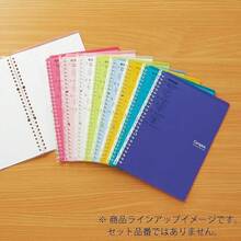 Kokuyo Campus Smart Ring Binder, B5 Pink Refillable Binder Notebook 26 Holes With 10 Extra Loose-Leaf Paper, Up To 25 Filler Papers For Work & Study, Japan Import (RU-SP700P) - Pink - View 7