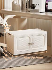 Storage Bins With Lids - White - View 14