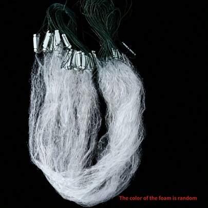 1 pieza Red de pesca flotante de alta resistencia, red de monofilamento de alta resistencia con diseño antiarrastre resistente al desgaste, red de pesca duradera y anticorrosión adecuada para agua dulce y salada, ríos, lagos, estanques y pesca costera, eficiente para atrapar peces pequeños y medianos como carpas, tilapias, percas y talla grande, equipo de pesca resistente y práctico para pescadores recreativos y uso comercial