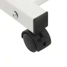 Adjustable C-Shaped Bedside Table With Wheels, 2-Tier Design, Height Adjustable, Modern White Maple Finish, Perfect For Living Room, Bedroom, Study, Easy Assembly - White Maple - View 10