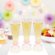 5盎司香槟杯，可重复使用的香槟杯，透明塑料马提尼杯 - 适用于鸡尾酒、香槟、甜点，也可作为可重复使用的慕斯杯、果汁杯、迎宾饮料杯、饮品杯使用。 - 多色/款式隨機 - 查看 23