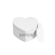 Compressed Cellulose Heart Shape Facial Sponges Natural Cosmetic Spa Sponges Reusable For Facial Cleansing Exfoliating - Coral Pink - View 13