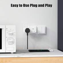 British Standard 2-In-1 Plug Converter, International Travel Adapter Socket With USB+ Fuse, Flame-Retardant PC Material, Compact And Lightweight, Essential For Home, Travel And Abroad White - UK Plug(220-240V) - View 7