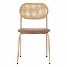 Dining Chairs - Brown + PU - View 10