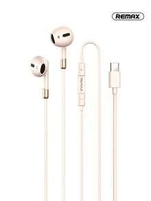 REMAX Cloud-Comfort Semi-In-Ear Wired Headphones With Pure Sound, 14.2mm Driver For Immersive Sound, Tangle-Free Cable & Gold-Plated Plug, Gaming Headset, Sports Earphones - RM-05A - Xem 13