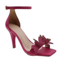 BUTTERFLY HIGH HEEL - Màu Hồng Tươi - Xem 2