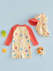 Baby Girls Beachwear - 黃色 - 查看 2