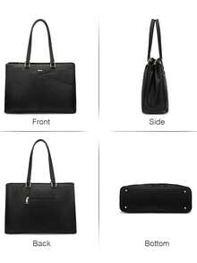 15.6 Inch Waterproof Laptop Bag, Women's Business Office Briefcase - Multicolor - View 6