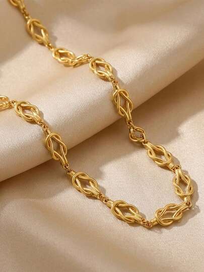 ZIRUISP 可调节金/银/黑几何无限符号项链，复古Y2K时尚首饰，生日、情人节送给女友、妻子、闺蜜的最佳礼物