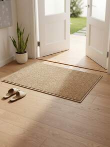 1 Pc Polyester Doormat, Machine Washable, Pineapple Design, Pet-Friendly, Scratcher For Cats, Textured Surface For Grip, Suitable For Entryway, Patio, Modern Decor, Shoe Mat, Welcome Mat, Outdoor Rug, Small Carpet, Dirt-Resistant, Vacuum Cleanable - Multicolor - View 14