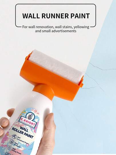 5-Minute Wall Refresh! Covers Stains, Yellowing & Graffiti Instantly