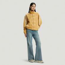 Adidas Originals CTT Chinese Track Top Casual Jacket KT3851 Unisex Yellow - 黃色 - 查看 2