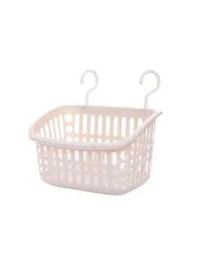 1个带挂钩的塑料家用收纳篮，适用于厨房、浴室和化妆品收纳。它可以用来存放衣物、玩具、家居用品和洗漱用品，是您居家生活的好帮手。 - 彩色 - 查看 13