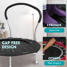 Leisure Trampoline - Dark Black - View 5