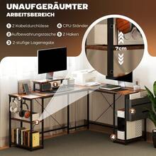 Home Office Desks - Brown - View 7